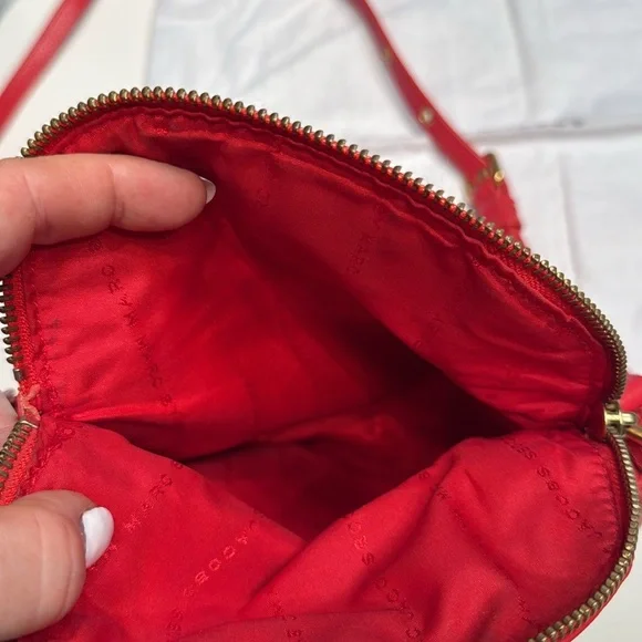 Marc by Marc Jacobs Natasha Q salmon/Red Crossbody Bag with Adjustable Strap - Picture 7 of 8